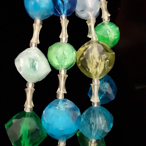 1970's Four Stand Funky Chunky Necklace - Picture 4 of 6